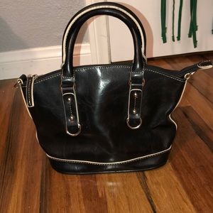 Simple black purse